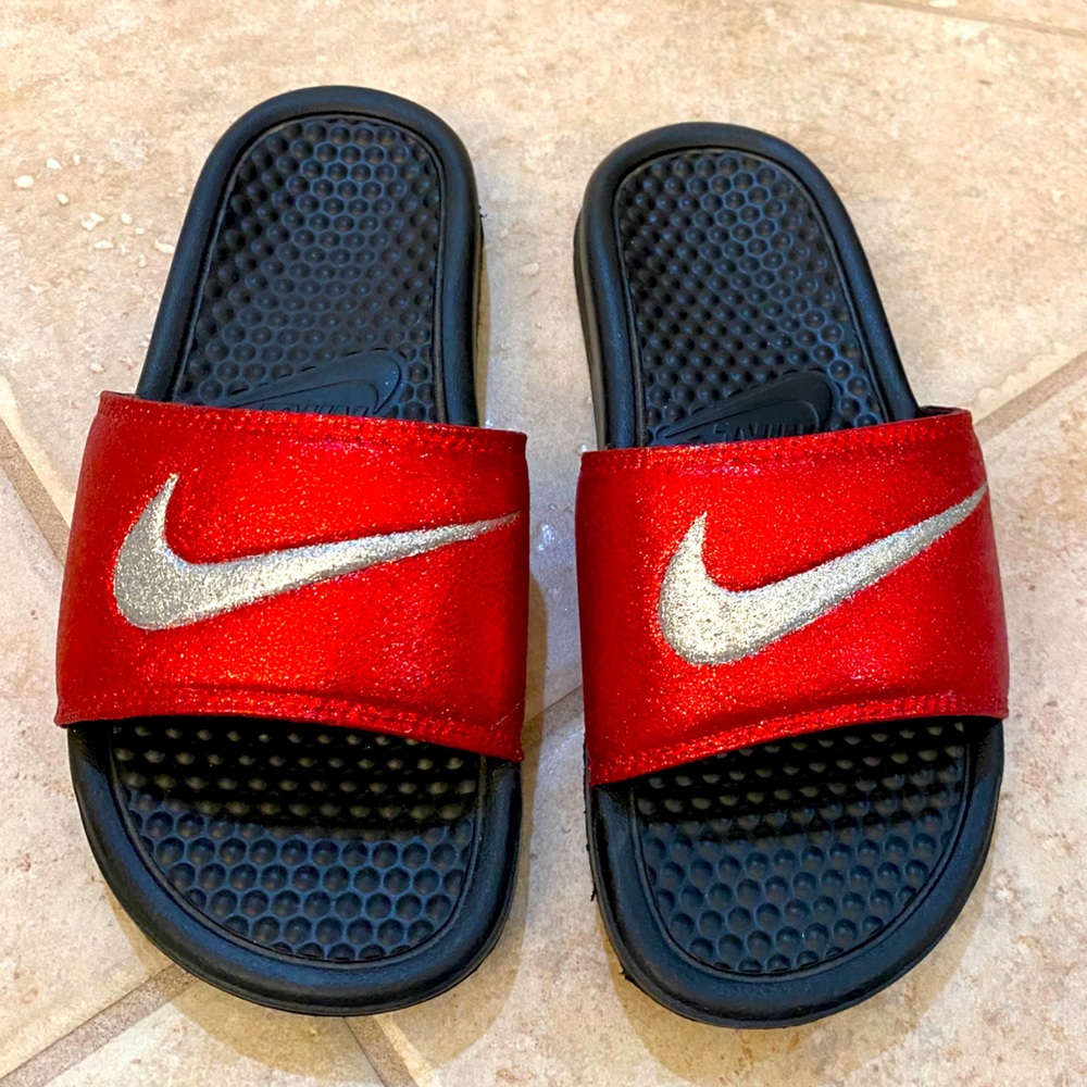 Nike Slides - custom Wizard of Oz
